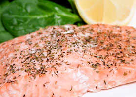 Salmon Stuffed with Spinach and Feta