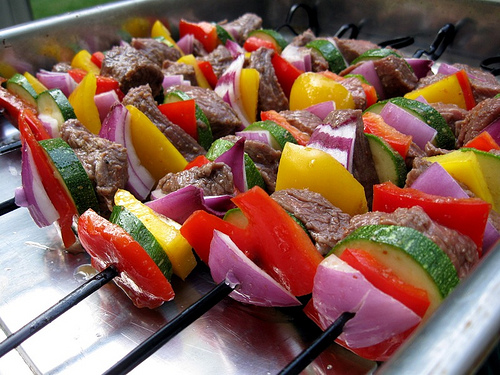 Beef and Veggie Kebabs - Fight Diabetes